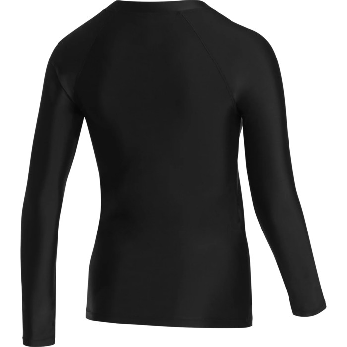 2023 Mystic Womens Jayde Zip Thru Rash Vest 35001.230161 - Negro